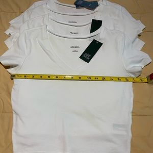 White cropped T-shirts, NWT